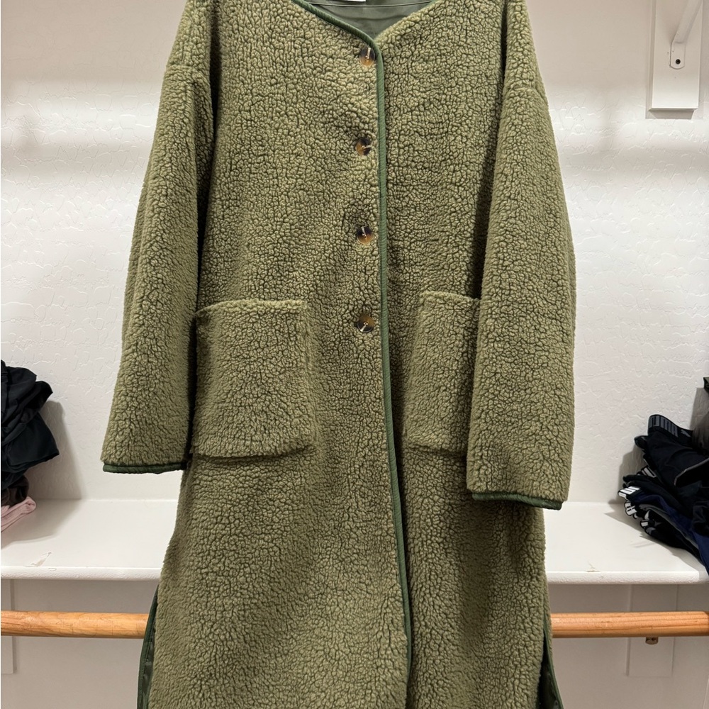Olive Green Women's Coat